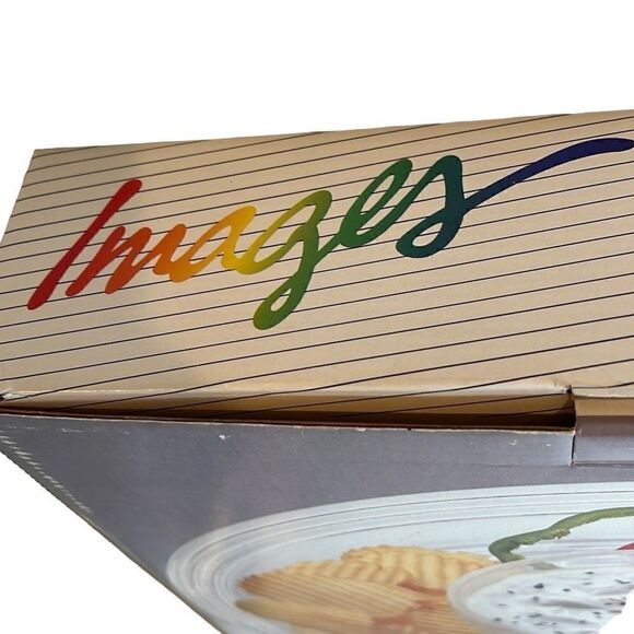 Vintage Majestic Images Chip & Dip Set Pink Lucite New - Picture 3 of 13